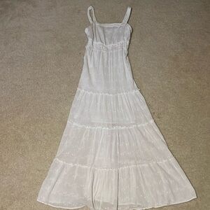 Extra Small White Knox Rose Midi Dress